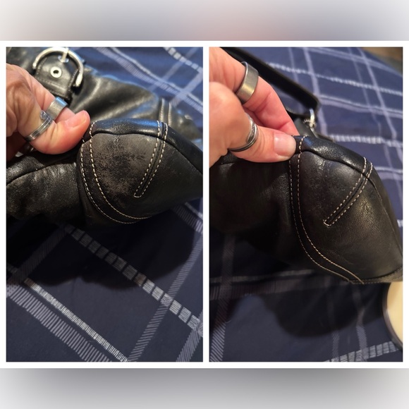 2005 Tru Vtg Coach Leather Soho Slim Duffle Crossbody REHABBGED (See Photos) - Picture 14 of 15